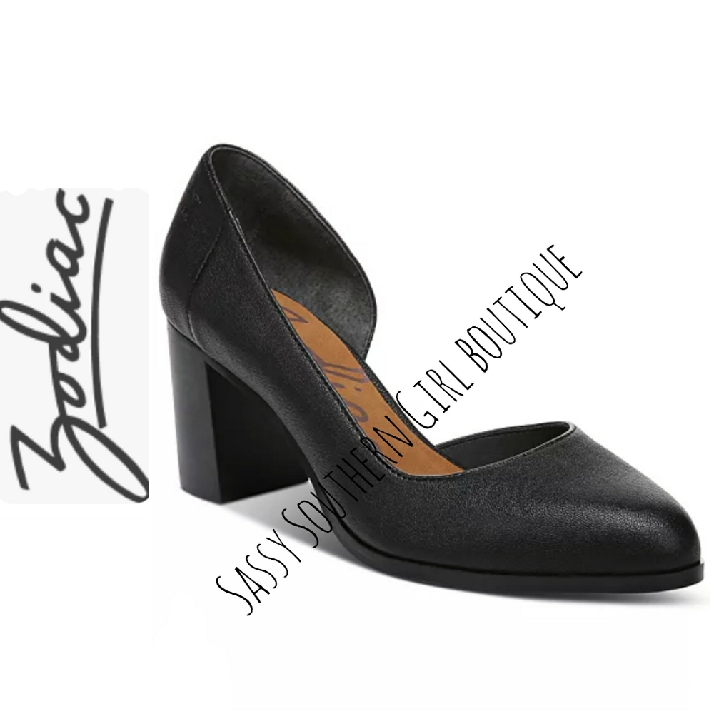 COPY - 🆕⭐ ZODIAC black leather Dorsey pump